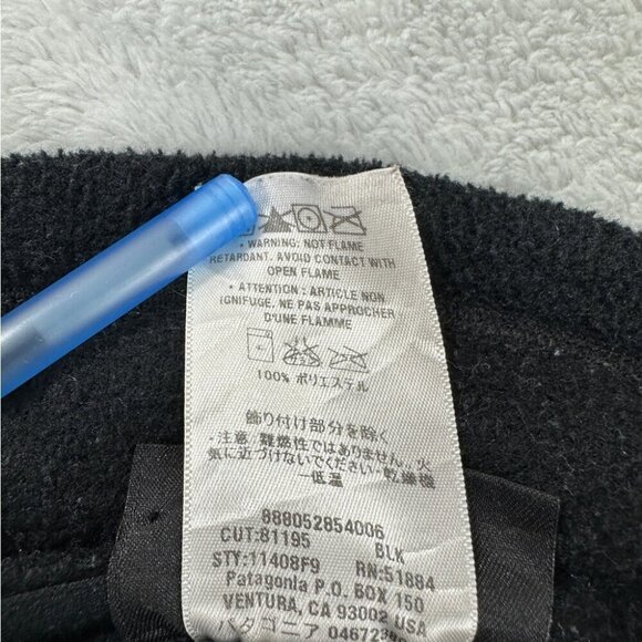 Patagonia Synchilla Men's Size Medium Black Vest Jacket Style Number 11408 - Picture 6 of 14